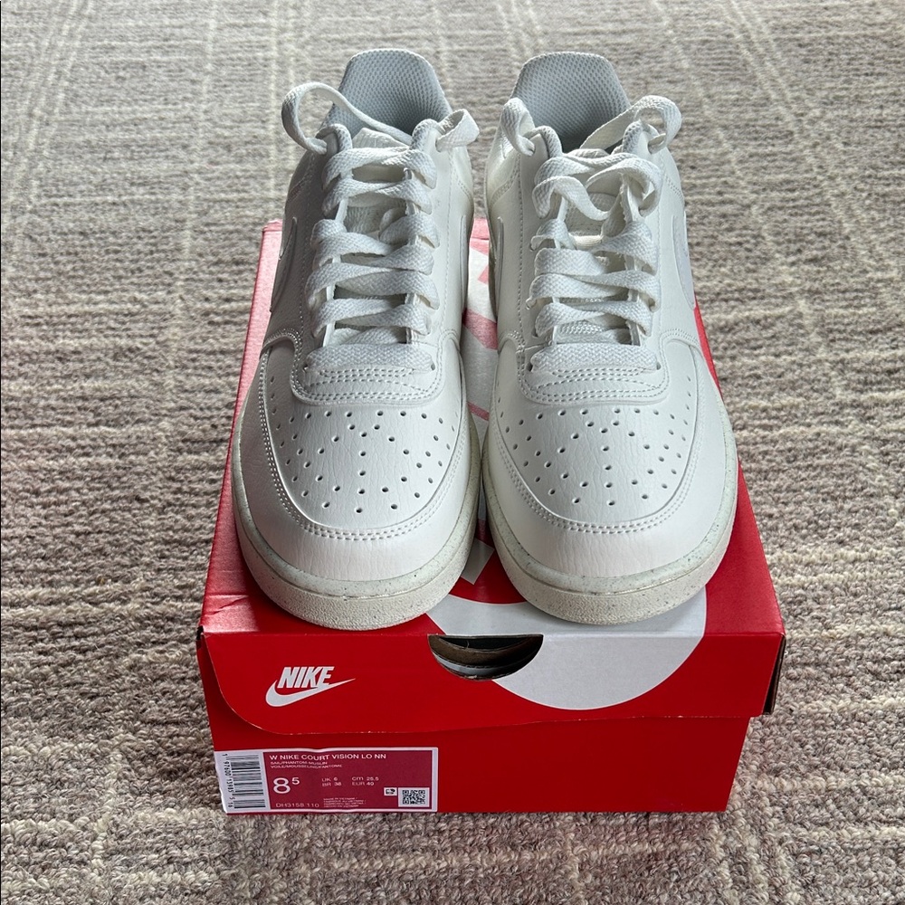 Nike White Low-Top Athletic Sneakers